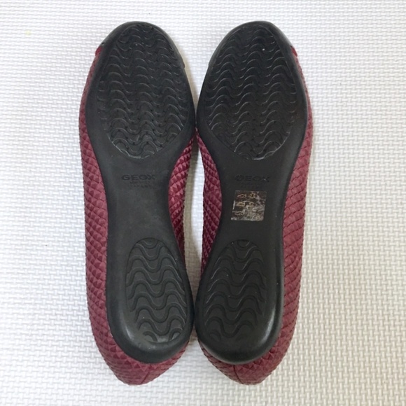 Geox women’s leather flat shoes - Picture 3 of 4